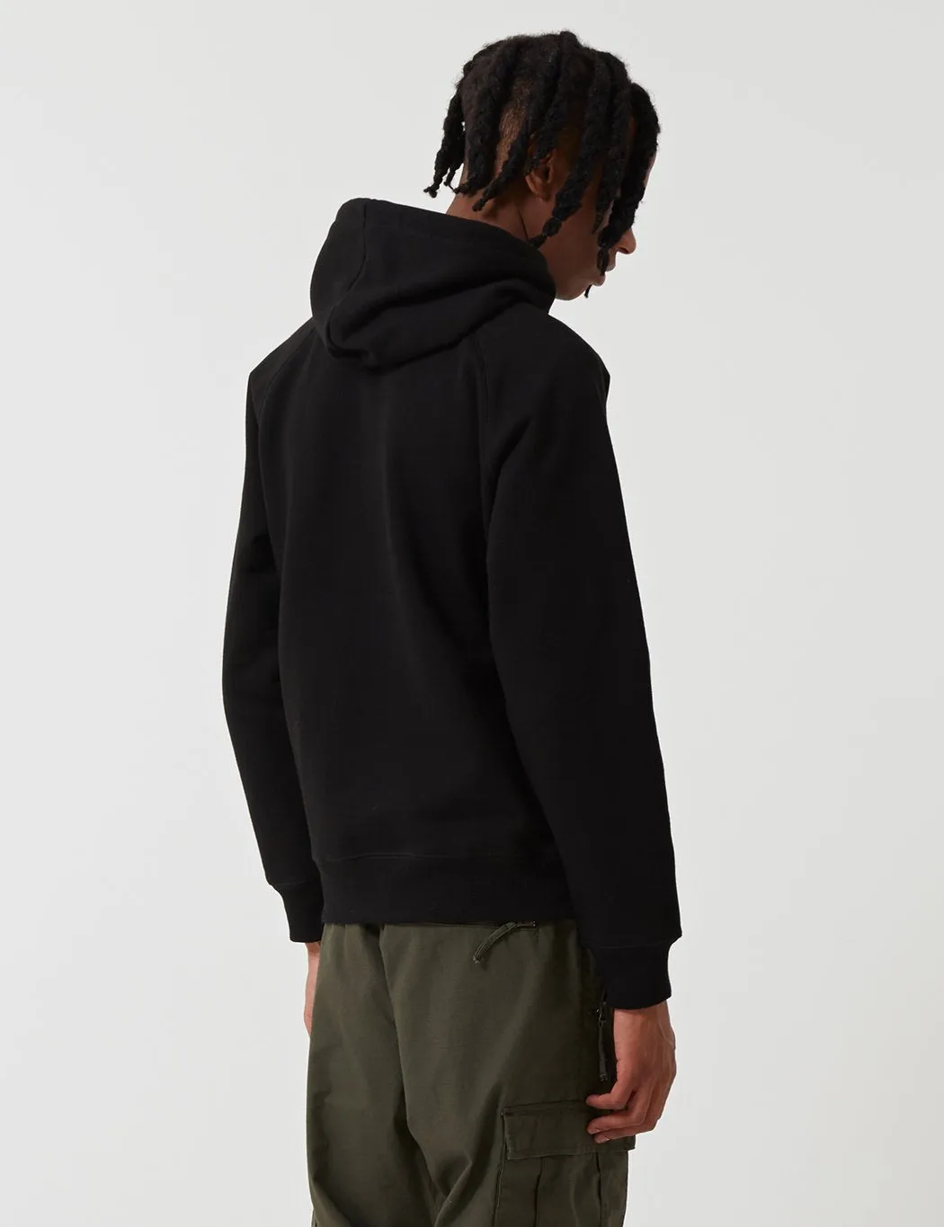 Limited Edition Carhartt WIP Chase Hooded Sweatshirt - Black/Gold  Today Only!