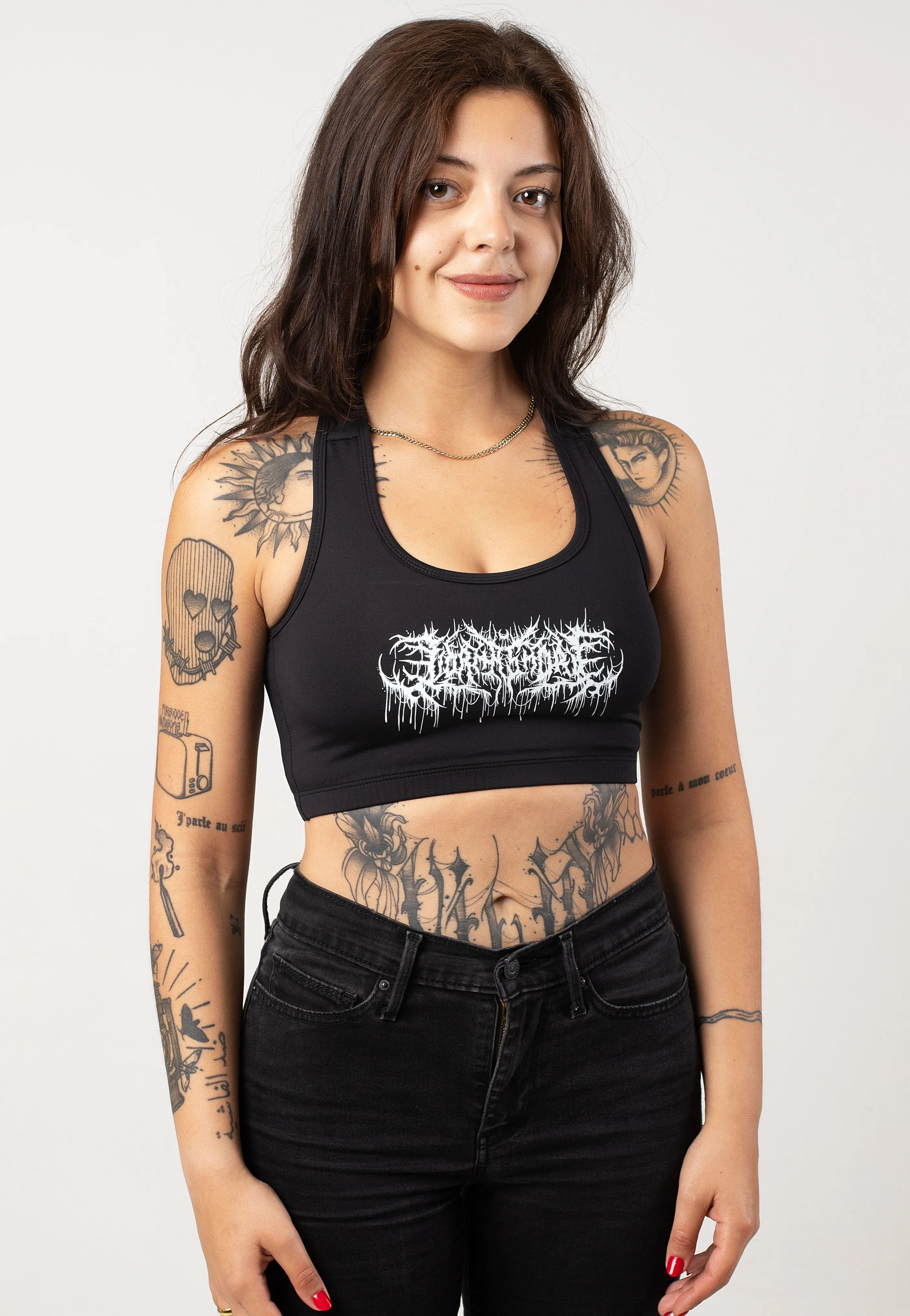 Lorna Shore - Moon Logo - Sports Bra