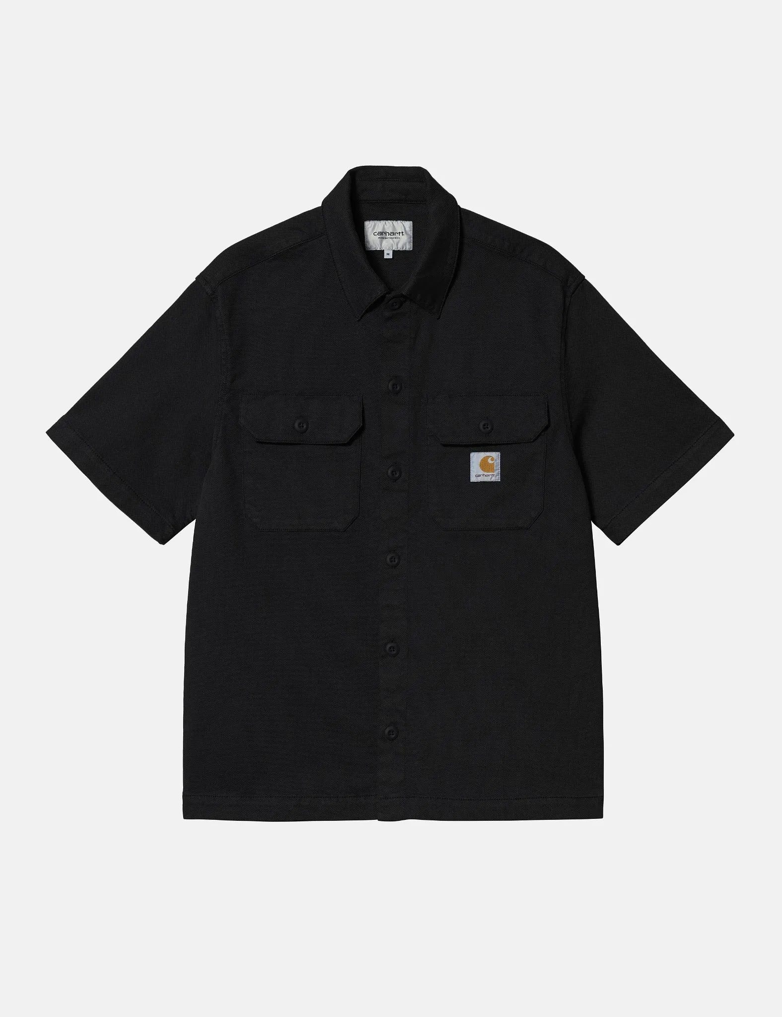 Luxury Feel Carhartt-WIP Craft Shirt Short Sleeve - Black  Almost Gone!