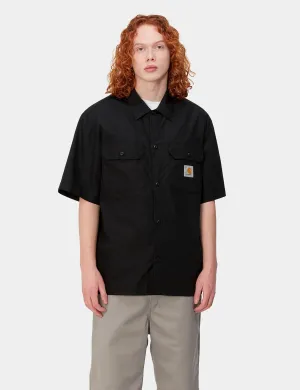 Luxury Feel Carhartt-WIP Craft Shirt Short Sleeve - Black  Almost Gone!