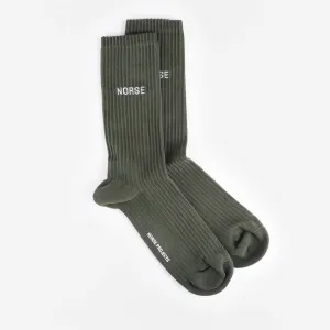 Luxury Feel Norse Projects Bjarki Logo Sport Socks  Limited Stock!