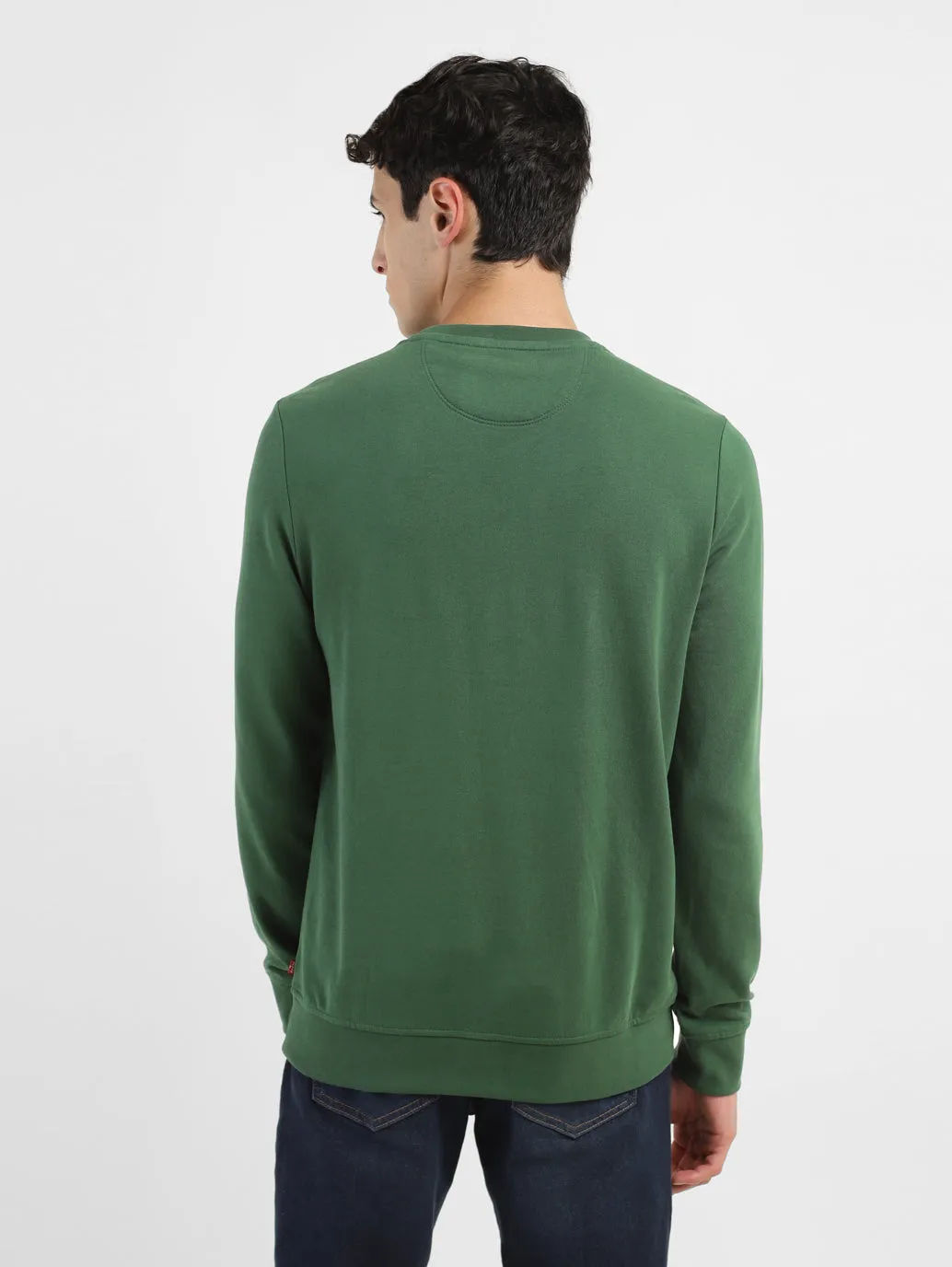 Men's Brand Logo Crew Neck Sweatshirt LEVI'S