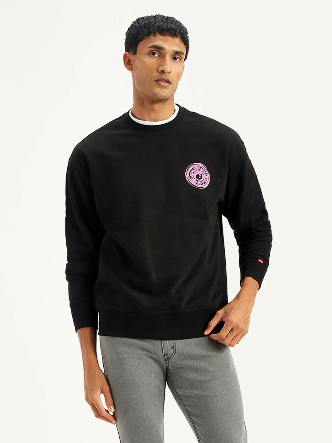 Men's Graphic Print Relaxed Fit Sweatshirt LEVI'S
