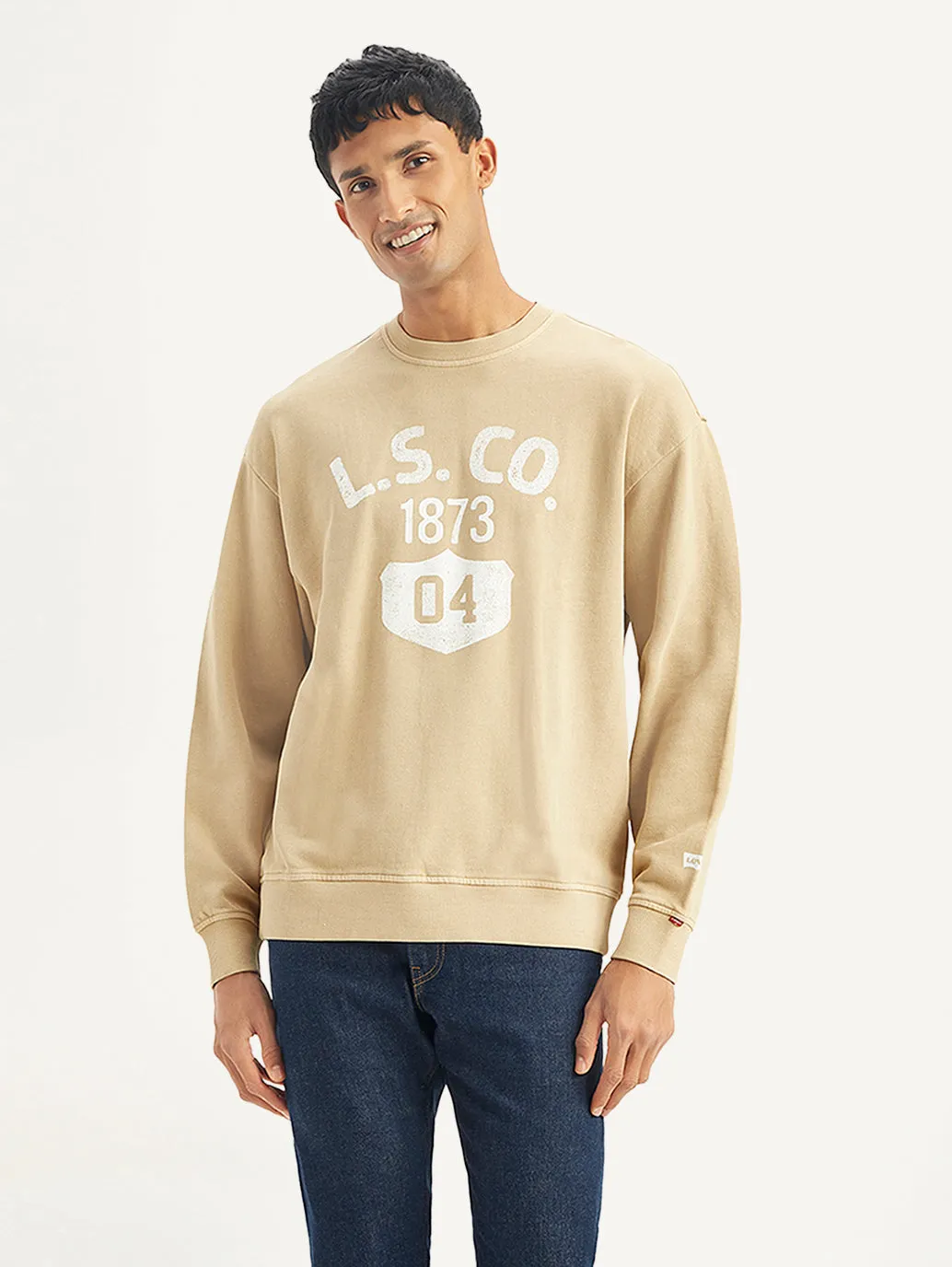 Men's Graphic Print Relaxed Fit Sweatshirt LEVI'S