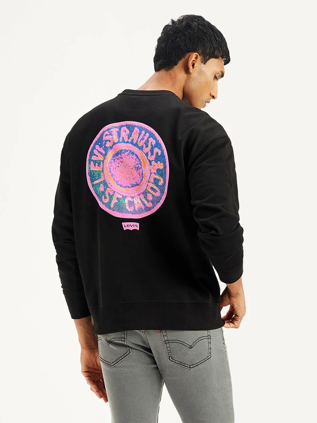 Men's Graphic Print Relaxed Fit Sweatshirt LEVI'S