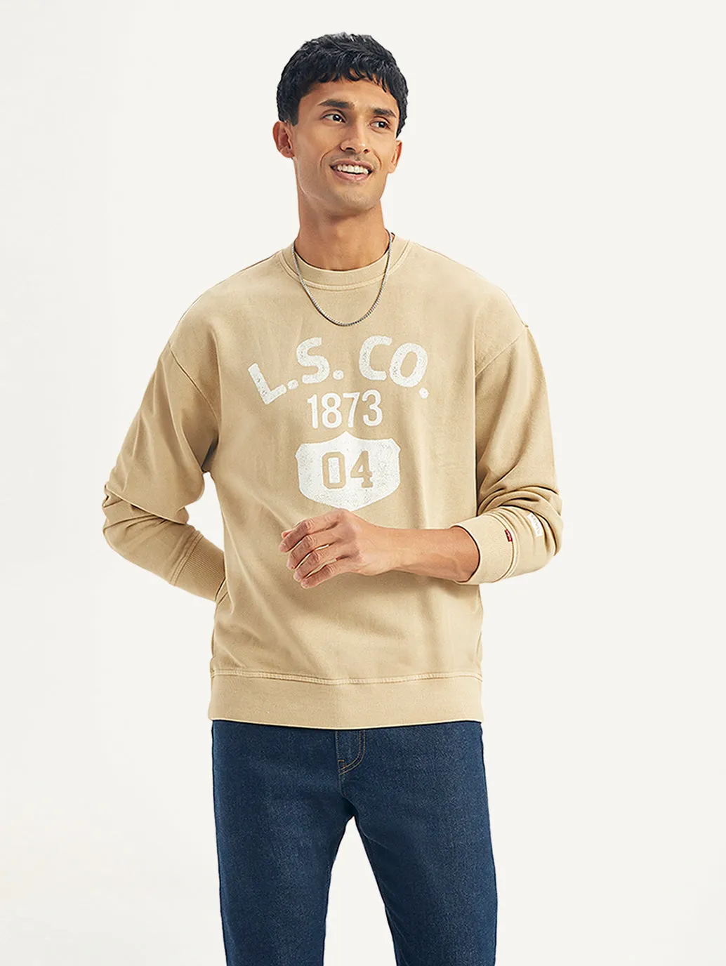 Men's Graphic Print Relaxed Fit Sweatshirt LEVI'S