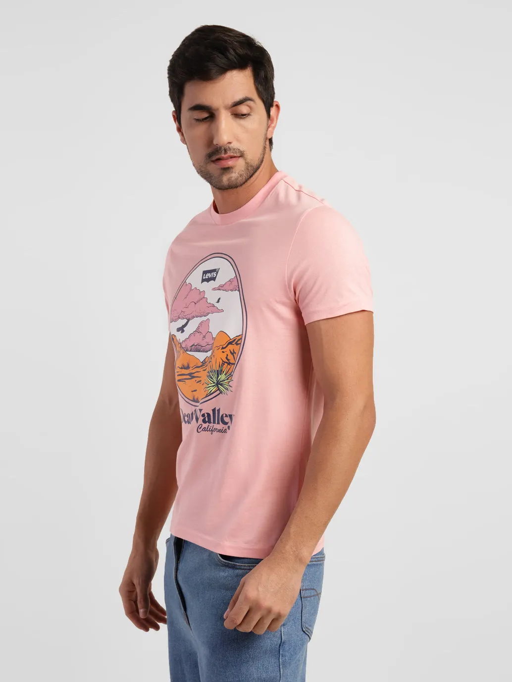 Men's Graphic Print Slim Fit T-shirt LEVI'S