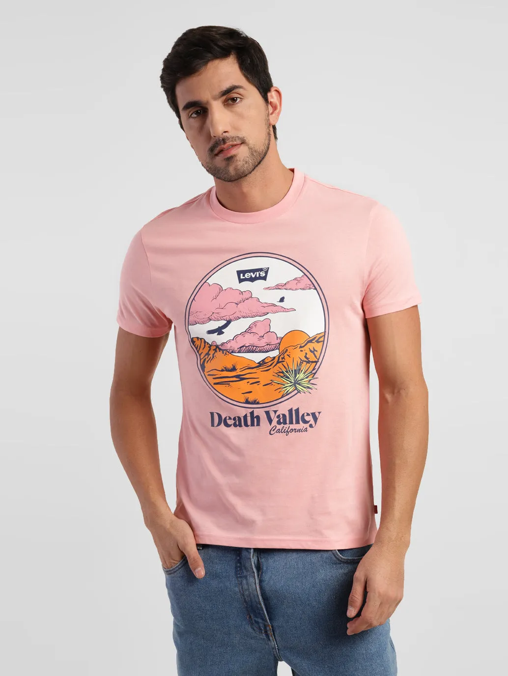 Men's Graphic Print Slim Fit T-shirt LEVI'S