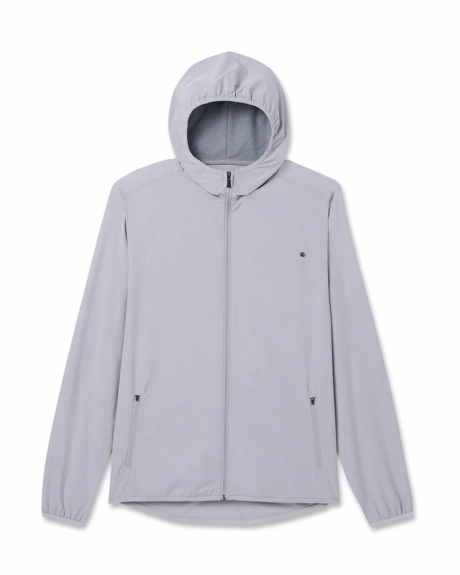 Men's Outdoor Trainer Shell Jacket In Platinum Linen Texture