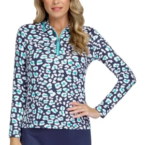 New Tail Activewear Ellavine Long Sleeve Golf Top MSP$105