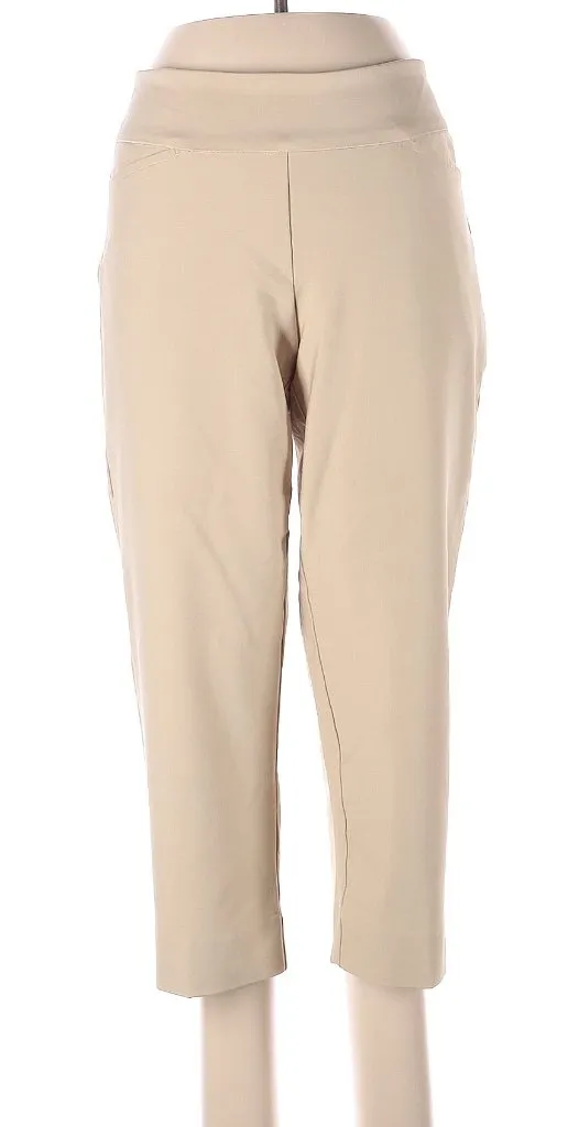 New Tail Activewear Mulligan  Crop Golf Pants - Sand Size 12 MSP$102