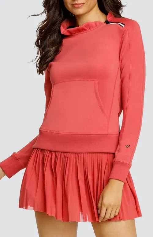 New Tail Activewear Seraphina Micropleated Tennis Skort Cherry Rose Size M