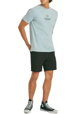 NOMADIC PARADISE coast to coast relaxed tee - pigment pearl