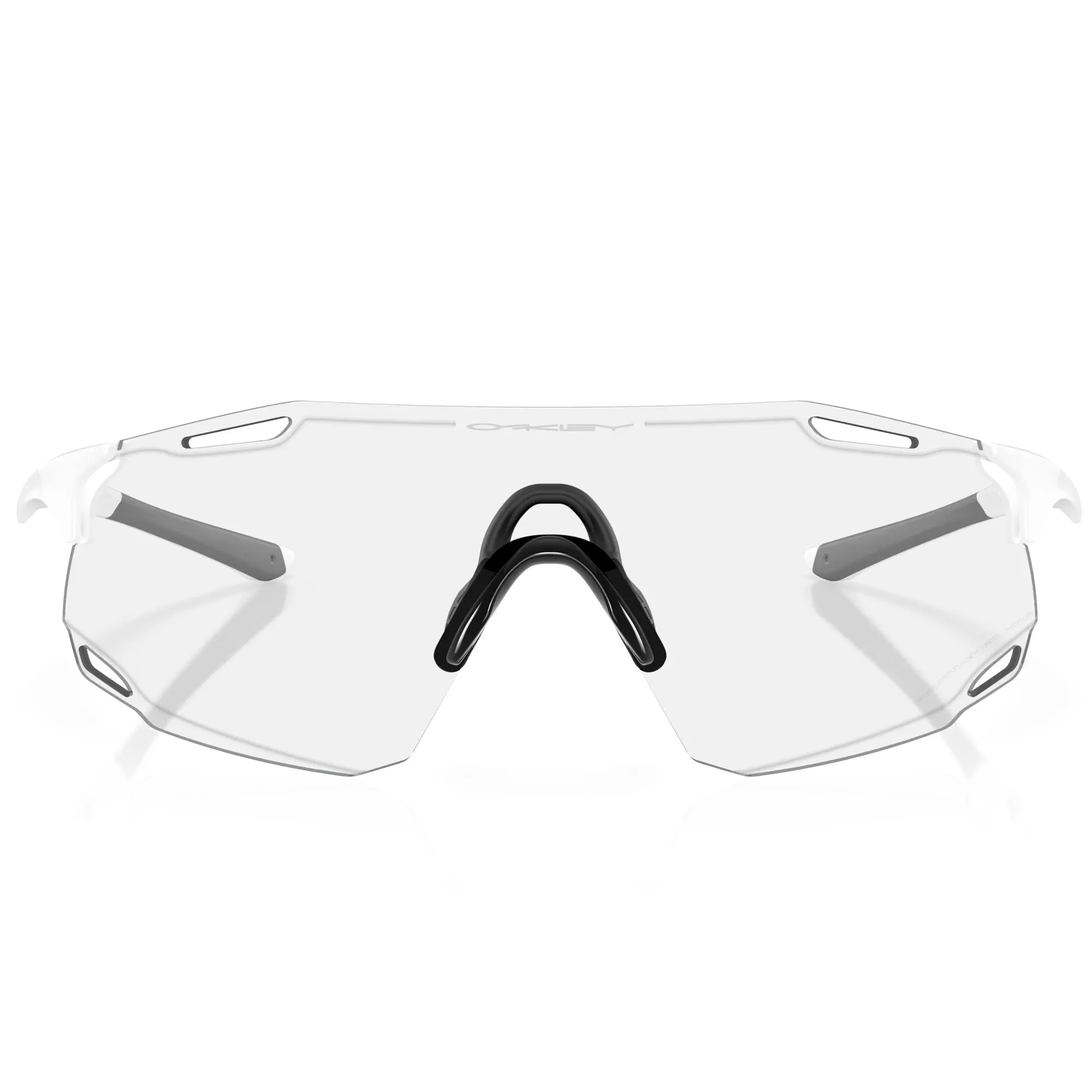 Oakley Cybr Dyno Glasses - Matte white iridium photochromic