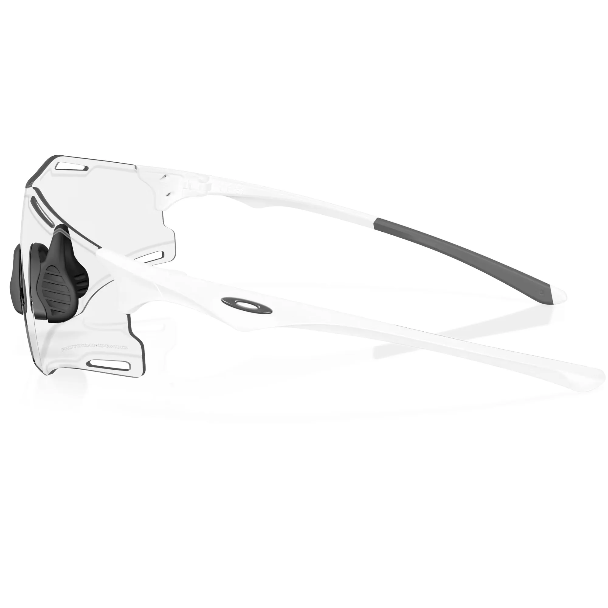 Oakley Cybr Zero Glasses - Matt white iridium photochromic