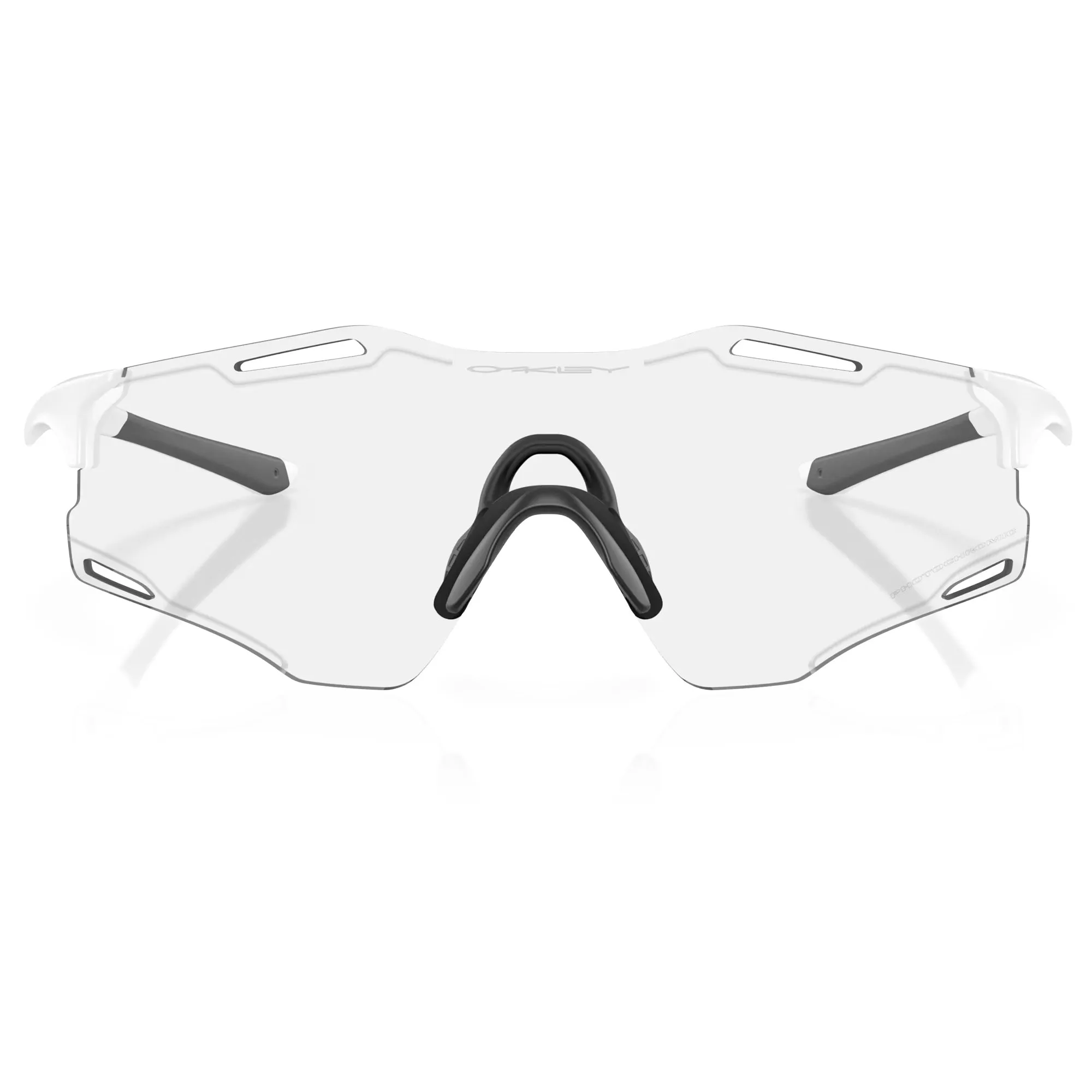 Oakley Cybr Zero Glasses - Matt white iridium photochromic