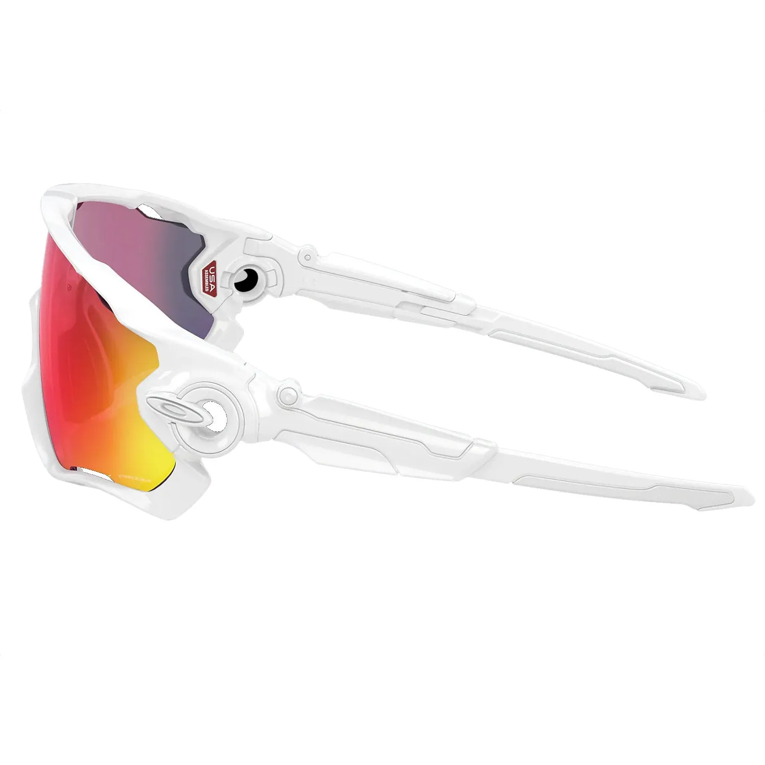 Oakley Jawbreaker Sunglasses - Polished white prizm road