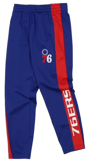 OuterStuff NBA Youth Boys Side Stripe Slim Fit Performance Pant, Philadelphia 76ers