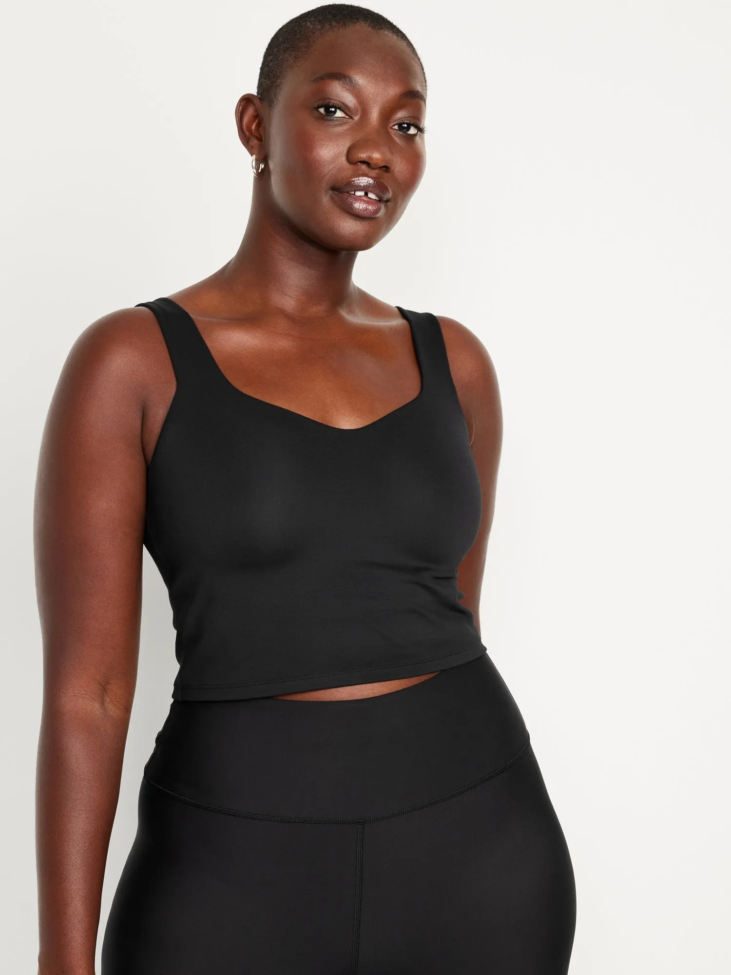 PowerSoft Molded Cup Longline Sports Bra Old-Navy