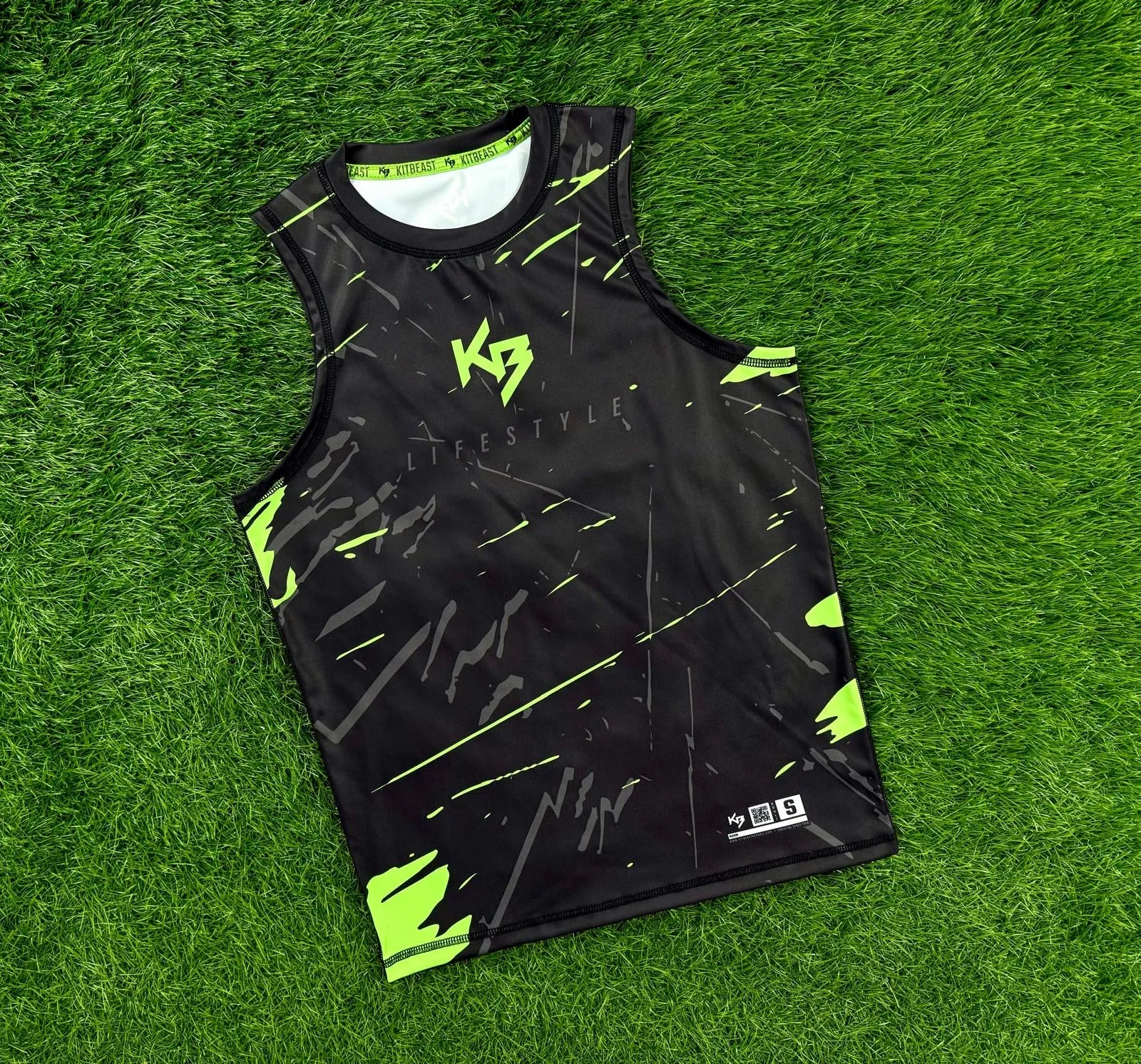PRJ 01 - KITBEAST BLACK COMPRESSION JERSEY KITBEAST