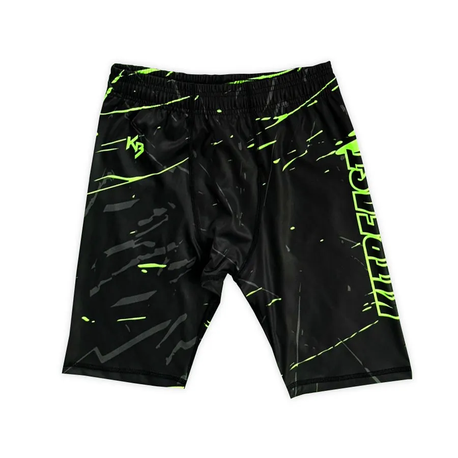 PRJ 01 - KITBEAST BLACK COMPRESSION SHORTS KITBEAST