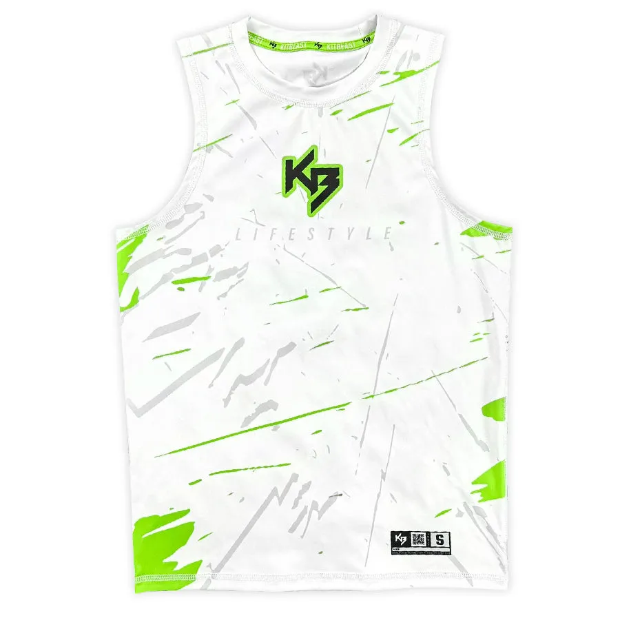 PRJ 01 - KITBEAST WHITE COMPRESSION JERSEY KITBEAST