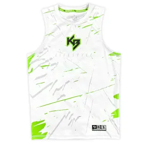 PRJ 01 - KITBEAST WHITE COMPRESSION JERSEY KITBEAST