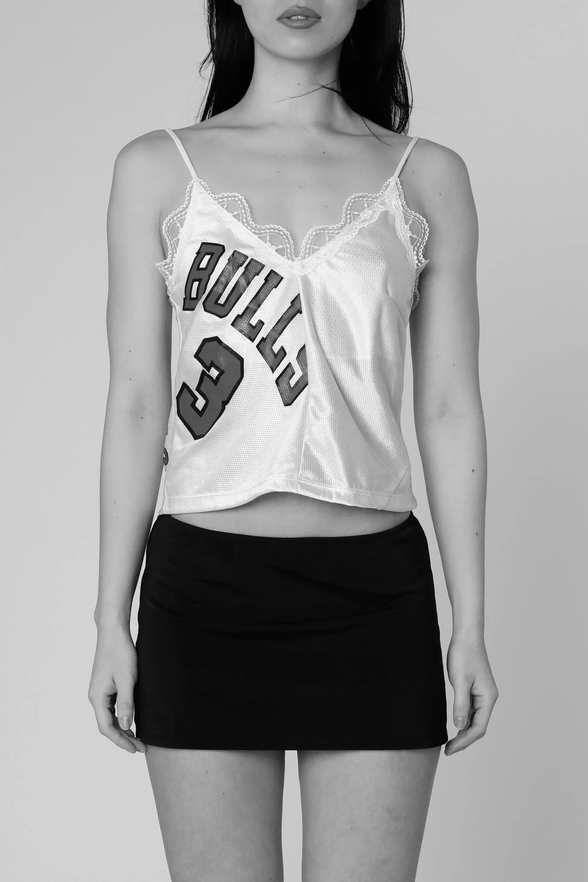 Rework Sports Lace Tank - L Frankie