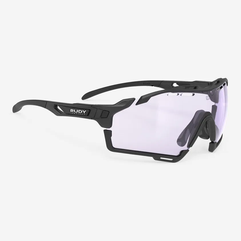 Rudy Cutline sunglasses - Black Matte ImpactX2 Laser Purple