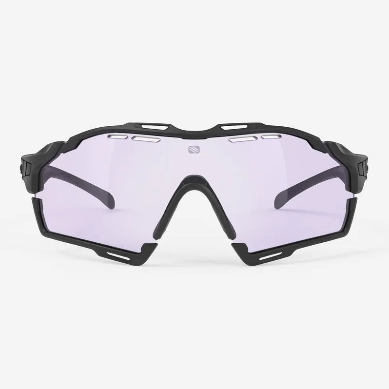Rudy Cutline sunglasses - Black Matte ImpactX2 Laser Purple