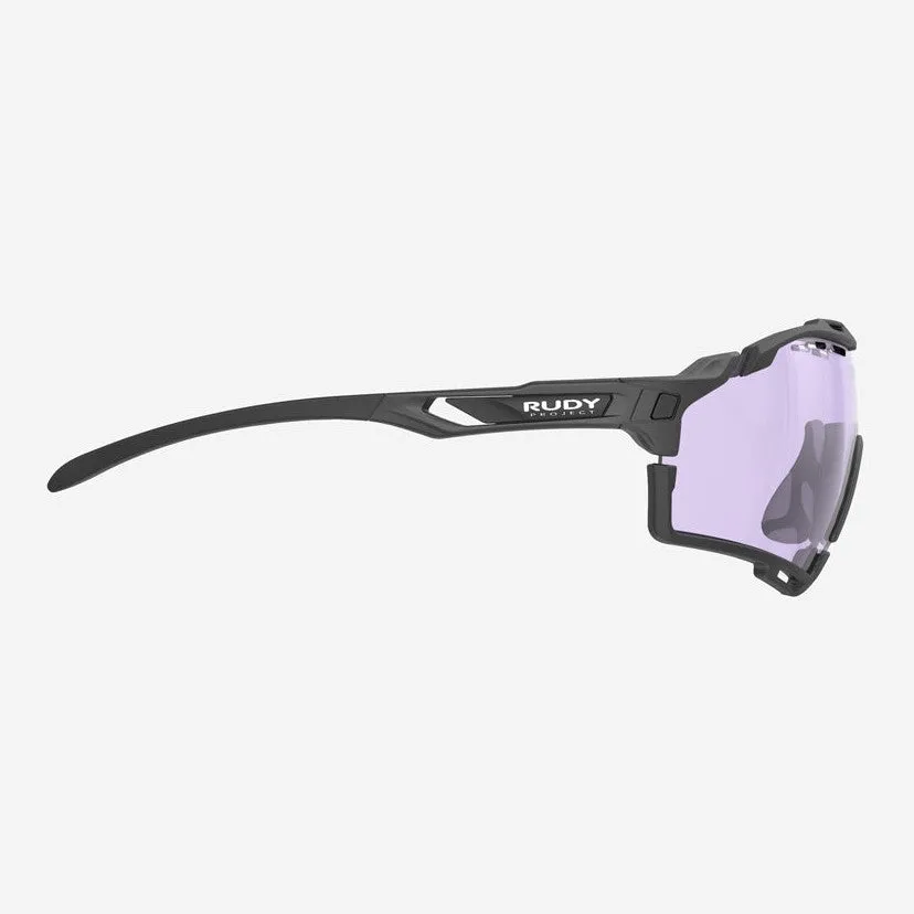 Rudy Cutline sunglasses - Black Matte ImpactX2 Laser Purple