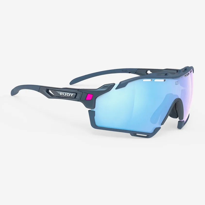 Rudy Cutline sunglasses - Cosmic Blue Matte Multilaser Ice