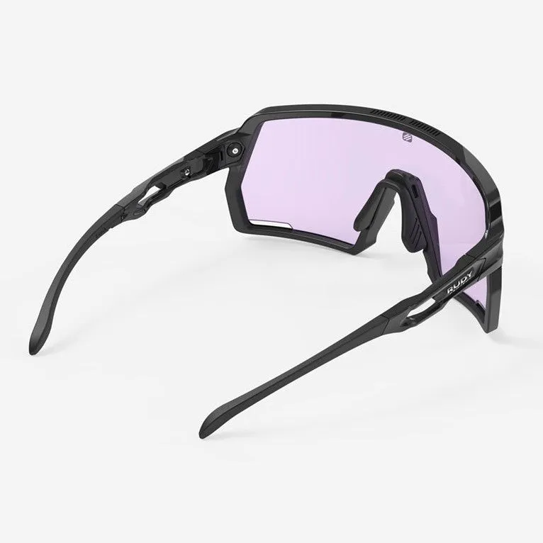 Rudy Project Kelion glasses - Black Gloss ImpactX2 Laser Purple