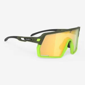 Rudy Project Kelion glasses - Olive Matte Multilaser Yellow