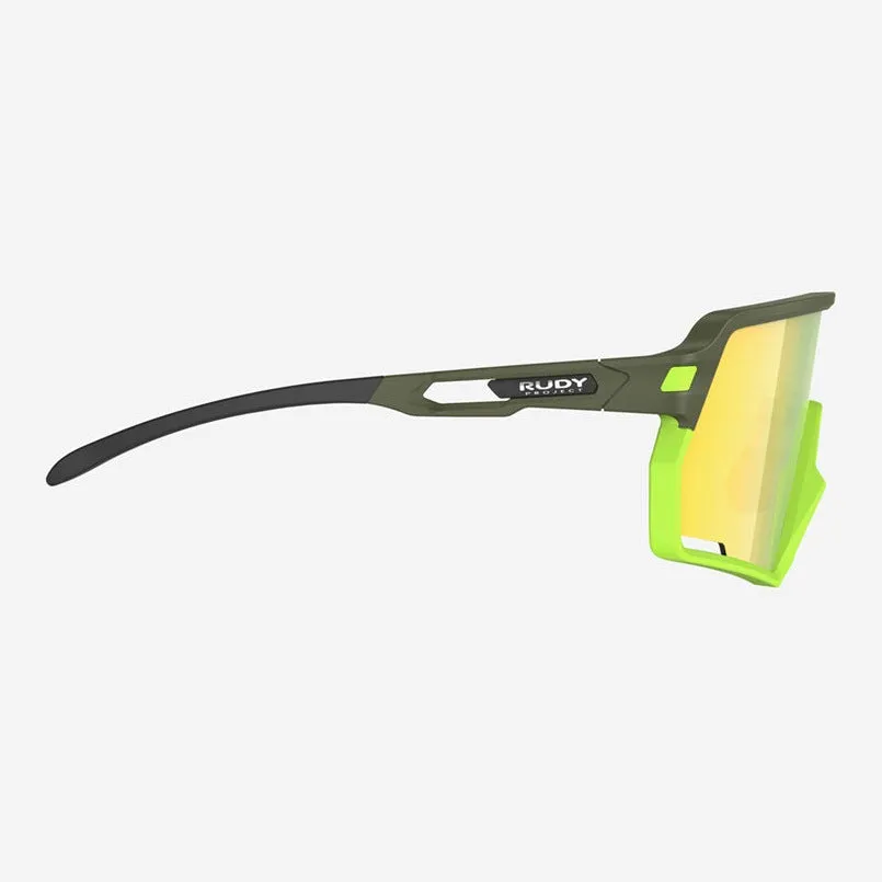 Rudy Project Kelion glasses - Olive Matte Multilaser Yellow
