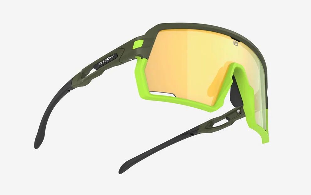 Rudy Project Kelion glasses - Olive Matte Multilaser Yellow