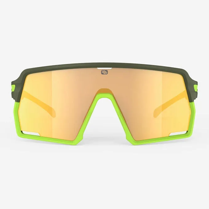 Rudy Project Kelion glasses - Olive Matte Multilaser Yellow