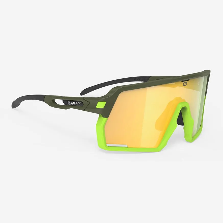 Rudy Project Kelion glasses - Olive Matte Multilaser Yellow