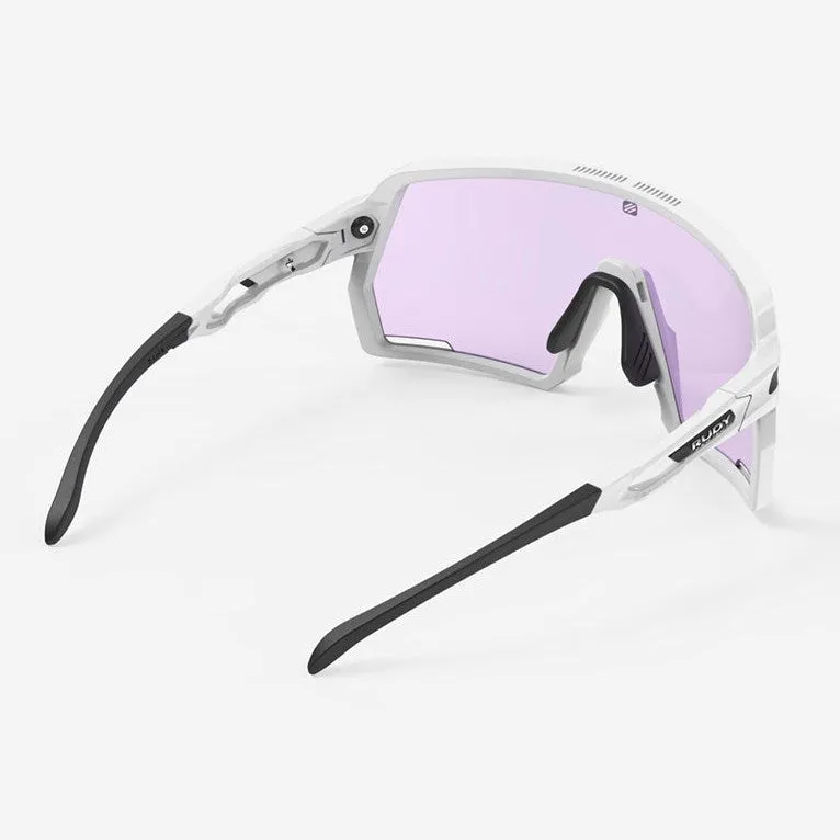 Rudy Project Kelion glasses - White Gloss ImpactX2 Laser Purple