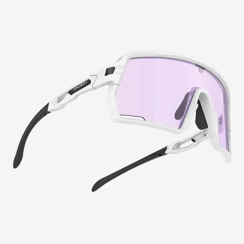 Rudy Project Kelion glasses - White Gloss ImpactX2 Laser Purple