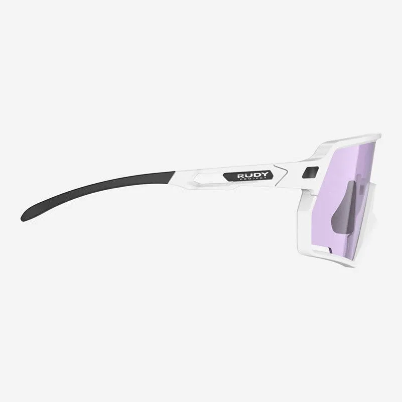 Rudy Project Kelion glasses - White Gloss ImpactX2 Laser Purple