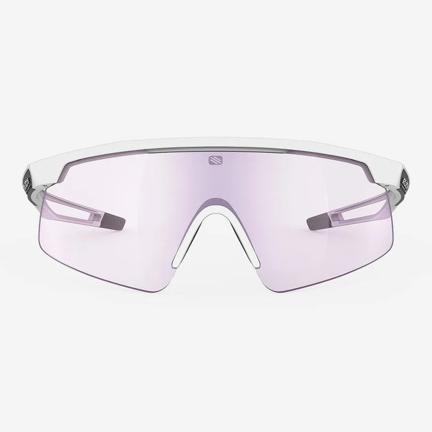 Rudy Project Turbolence glasses - White Matte Ash ImpactX2 Laser Purple