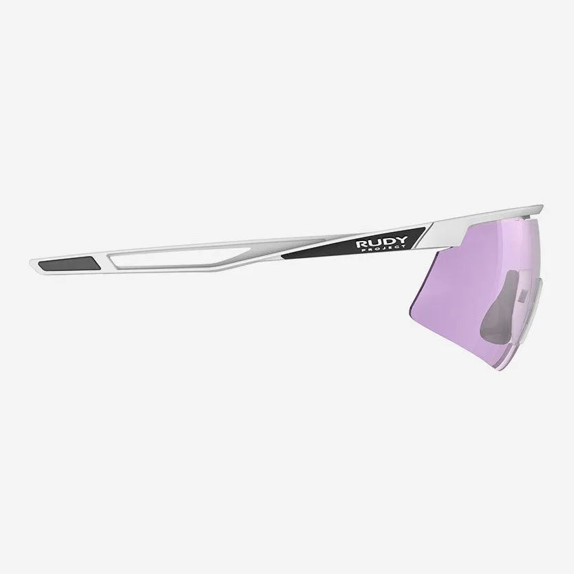 Rudy Project Turbolence glasses - White Matte Ash ImpactX2 Laser Purple