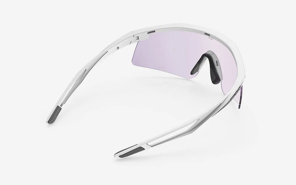 Rudy Project Turbolence glasses - White Matte Ash ImpactX2 Laser Purple