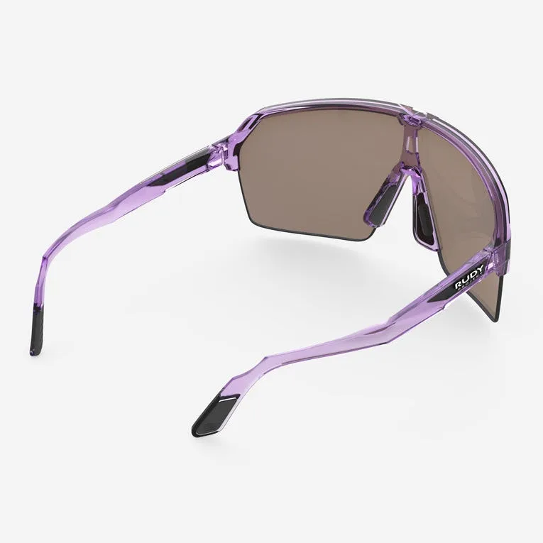 Rudy Spinshield Air sunglasses - Crystal Lilac Multilaser Gold