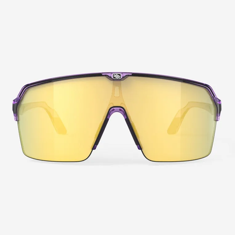 Rudy Spinshield Air sunglasses - Crystal Lilac Multilaser Gold