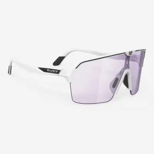 Rudy Spinshield Air sunglasses - White Matte ImpactX2 Laser Purple