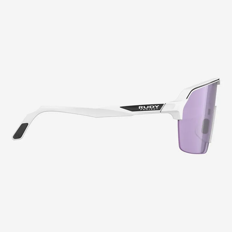 Rudy Spinshield Air sunglasses - White Matte ImpactX2 Laser Purple
