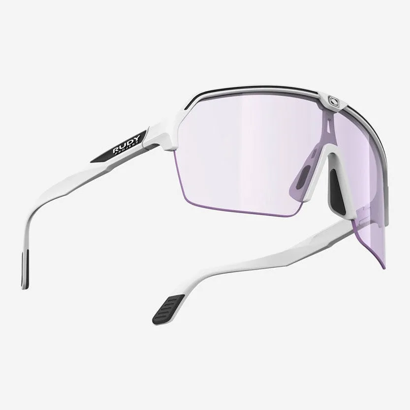 Rudy Spinshield Air sunglasses - White Matte ImpactX2 Laser Purple