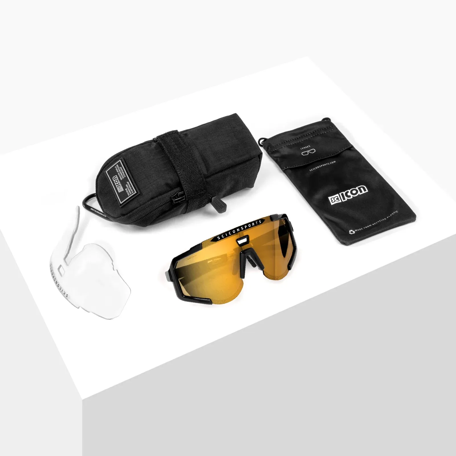 Scicon Aeroscope sunglasses - Black Multimirror bronze